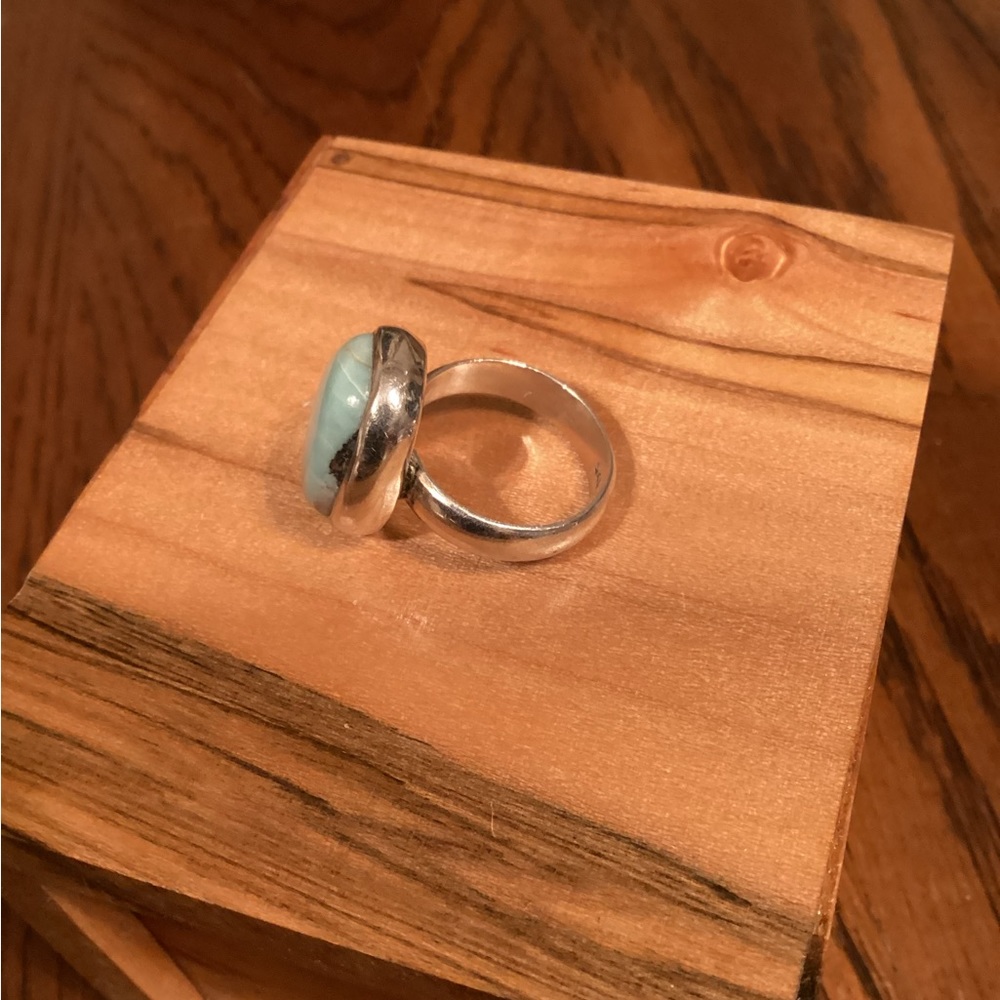 Larimar Stone Ring - image 7